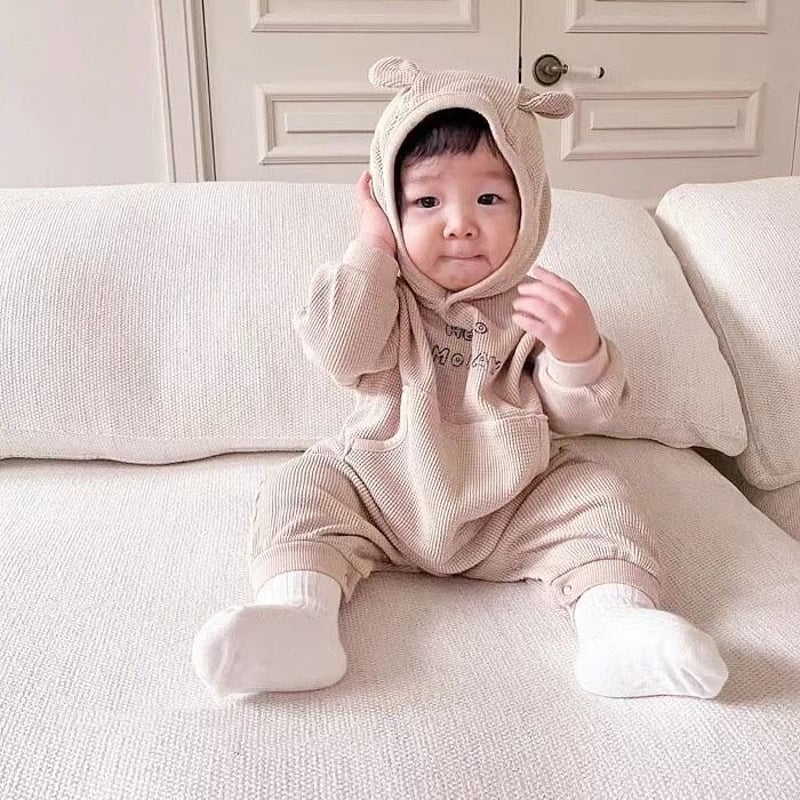 【美品】familiar リアちゃん　パーカー　ピンク　くまみみ 美品】familiar リアちゃん パーカー ピンク くまみみ パーカー
