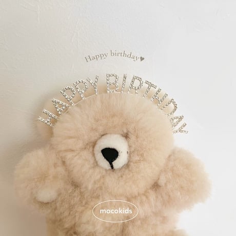 HAPPY BIRTHDAYラインストーンカチューシャ(217)