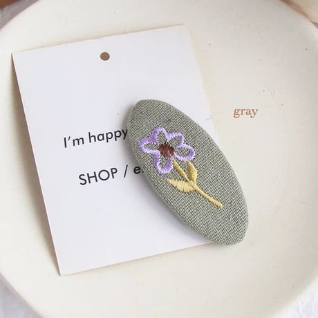 刺繍パッチンピン(952)