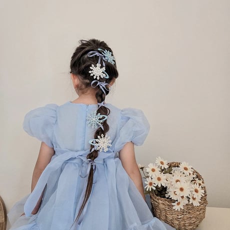 雪の結晶ヘアピン(767)
