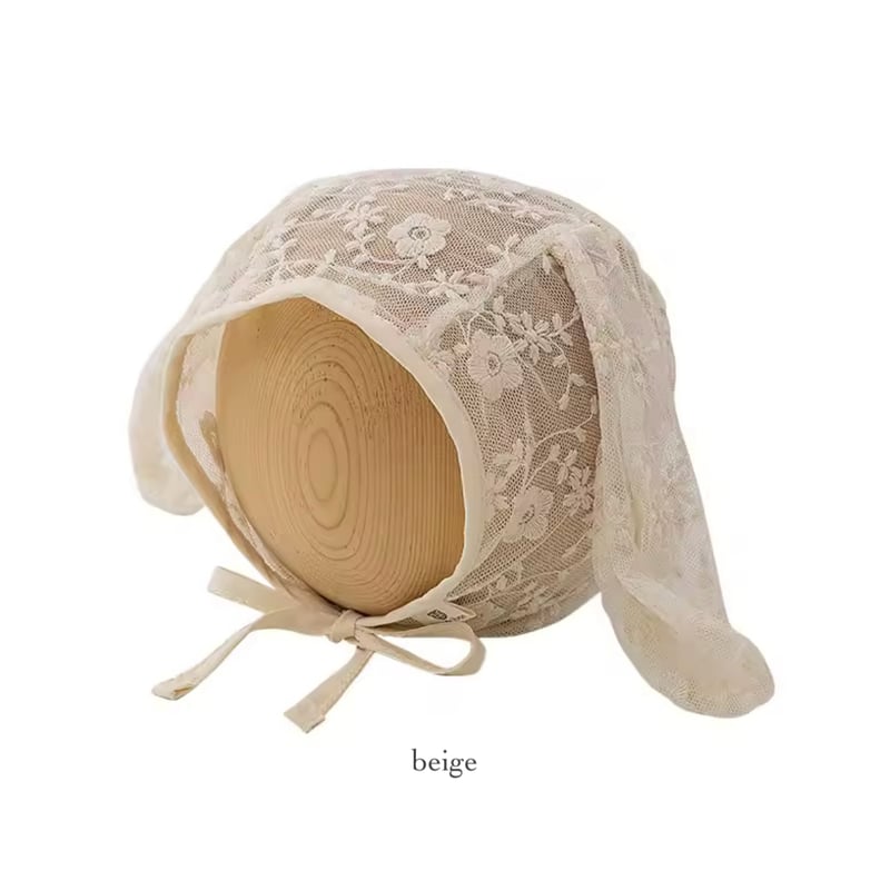 うさ耳レースボンネット(1568) | こどもふく🧸mocokids