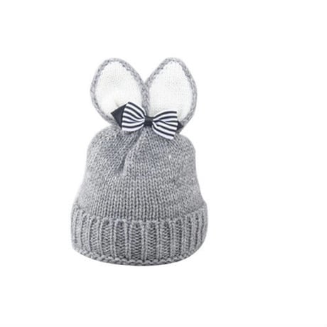 うさ耳りぼんニット帽(104)