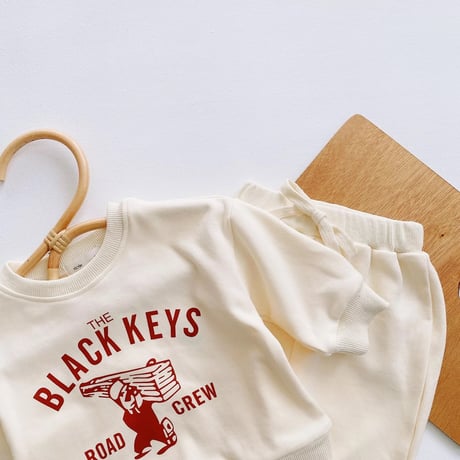 2color BLACK KEYSスウェットセットアップ(1394)