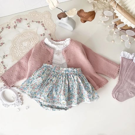 2color mini dot ペプラムニットガーデン(3240)
