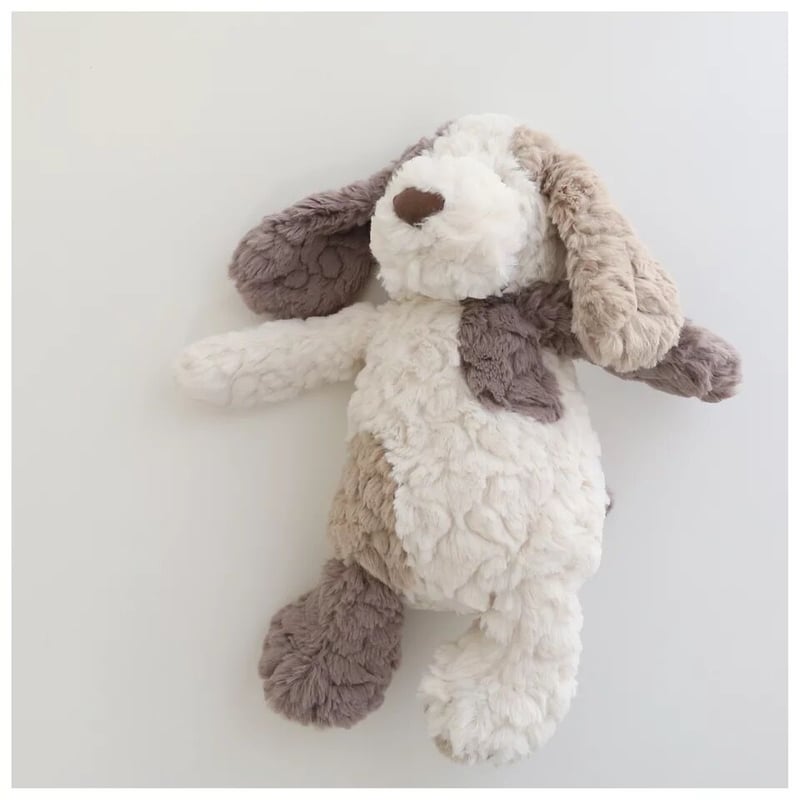 ふわふわぶち犬ぬいぐるみ(2168) | こどもふく moco kids