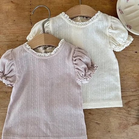 即納【The Beige】puff Tshirt(2742)