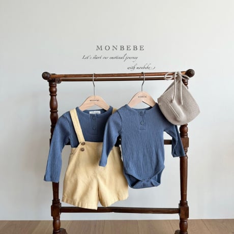 即納【monbebe】spring salopette (mo38)