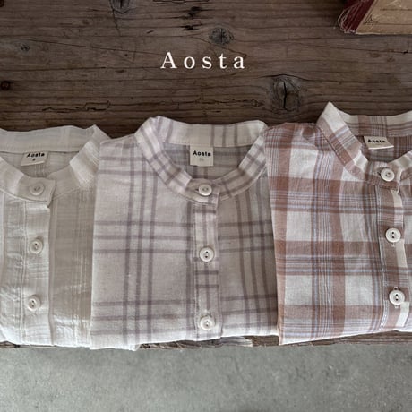 即納【Aosta】petar shirt(2998)