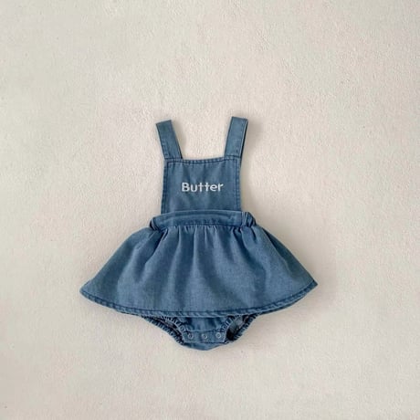 Butter boy×girl デニムサロペット(1043)