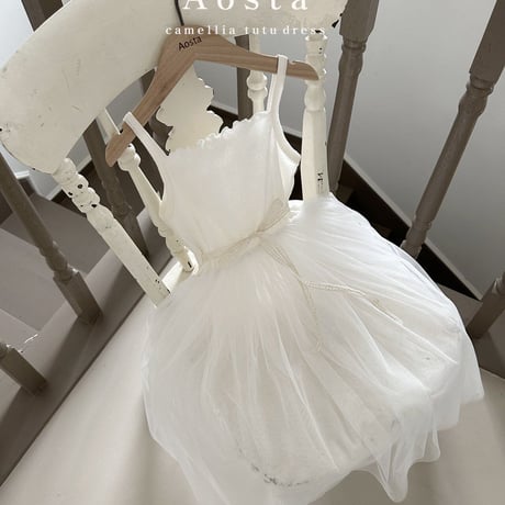 即納【Aosta】camellia tutu dress(2980)