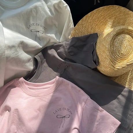 kids 4color リボンオーバーtシャツ(4132)