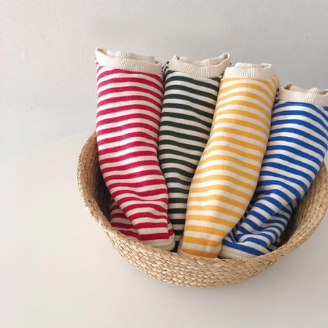 即納◆4color 小人ボーダーセットコーデ(1446)