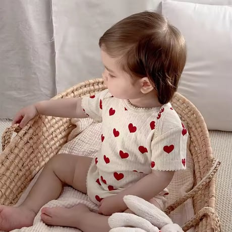 BabyGirl 半袖前開きorボディオール(1357)