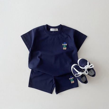 6color LAくま半袖セットアップ(4074)