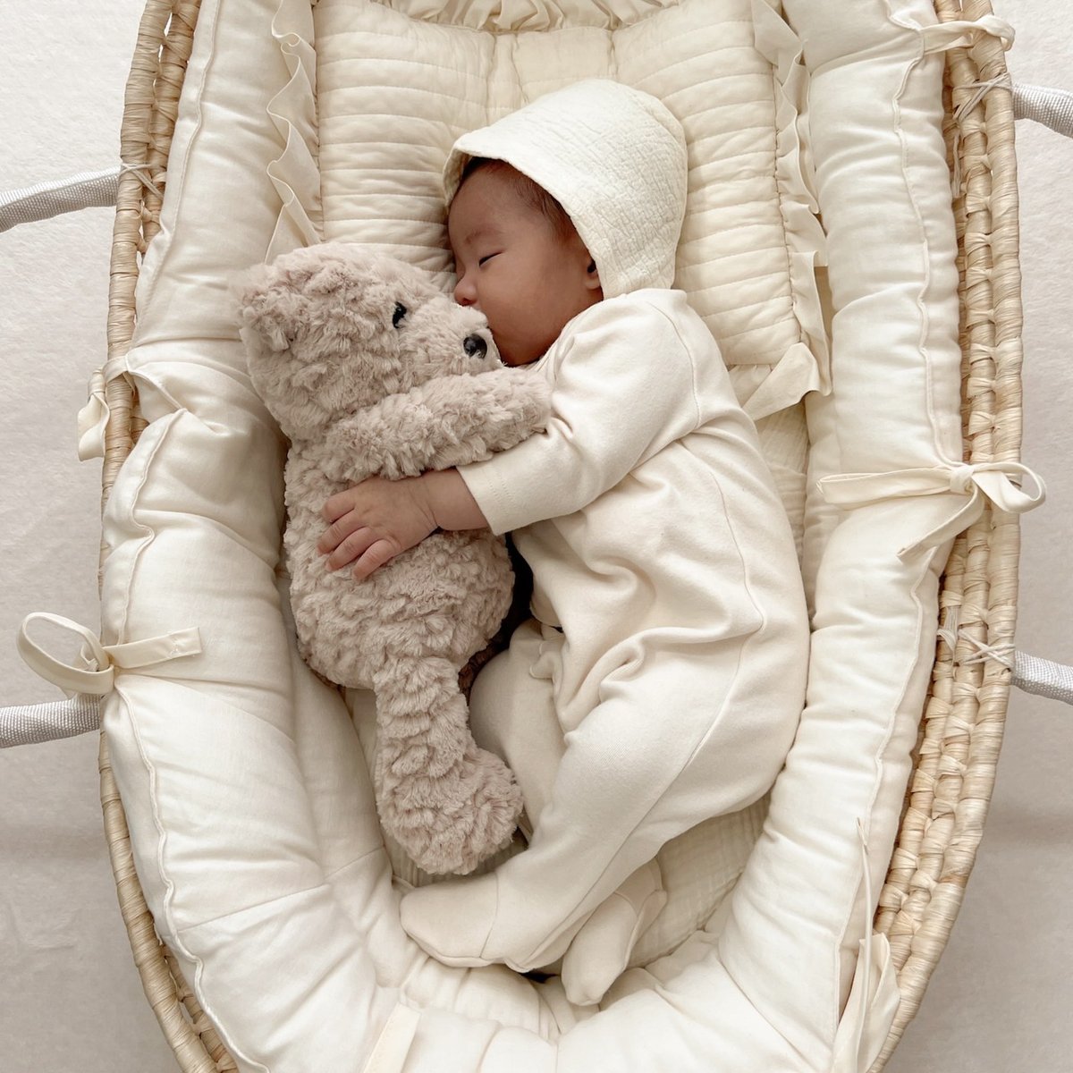 【BABY PINKHOUSE】ファーボタンジャケット　ベア　ぬいぐるみ　L相当 ジェリーキャット ぬいぐるみ ふわふわ くま バンブリーベア