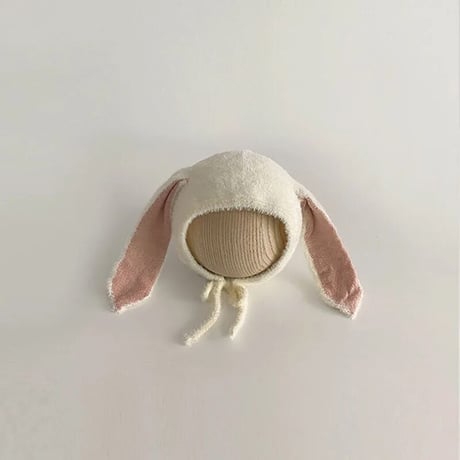 即納あり◆うさ耳ふんわりロング耳ボンネット(219)