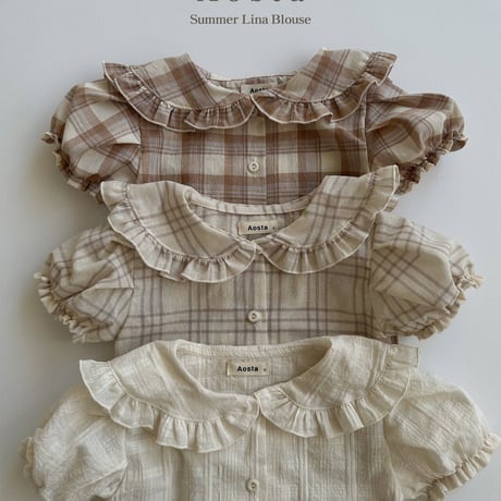 即納【Aosta】Lina blouse(2996)