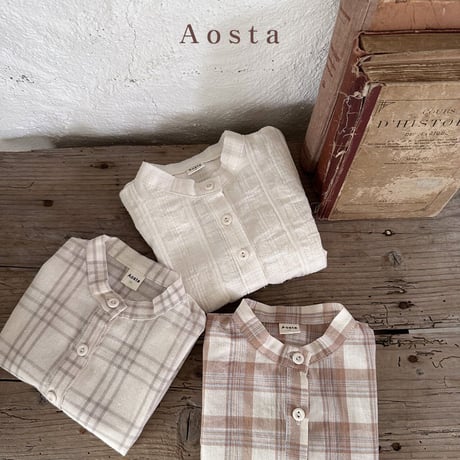 即納【Aosta】petar shirt(2998)