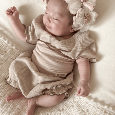new bornワッフルセットアップ(1340)