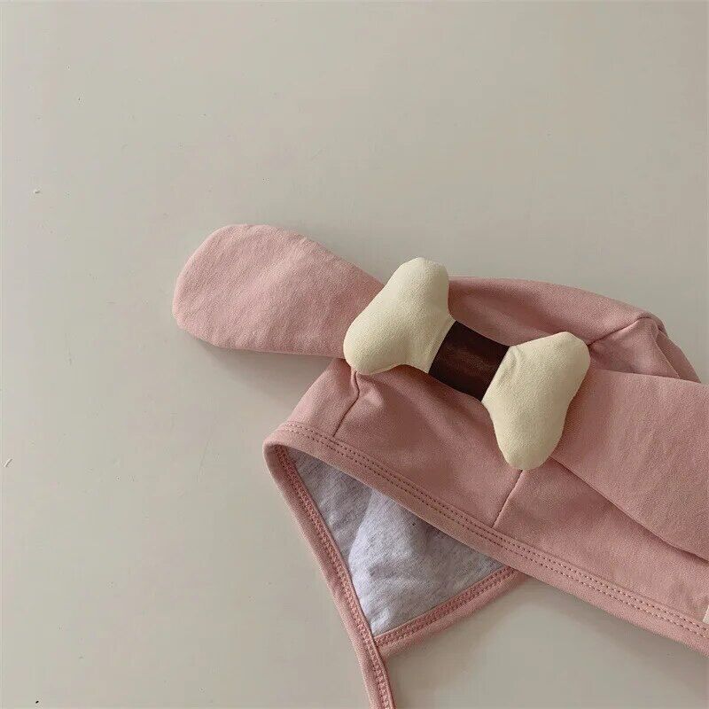 6color 骨つきわんちゃんボンネット(395) | こどもふく🧸mocokids