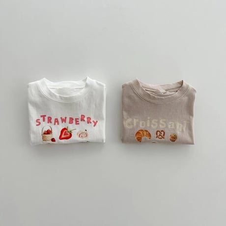 strawberry × croissant Tシャツ(3154)