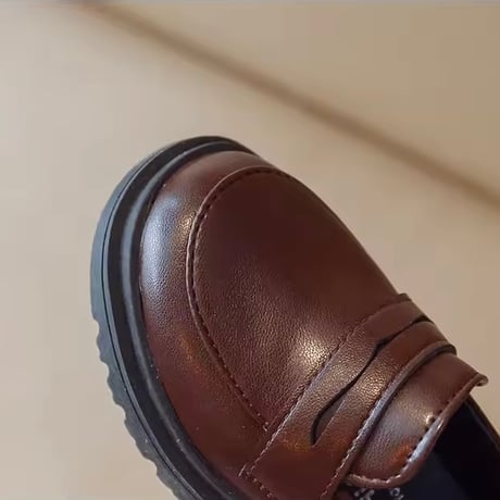 black/brown キッズベーシックパンプス(2154)