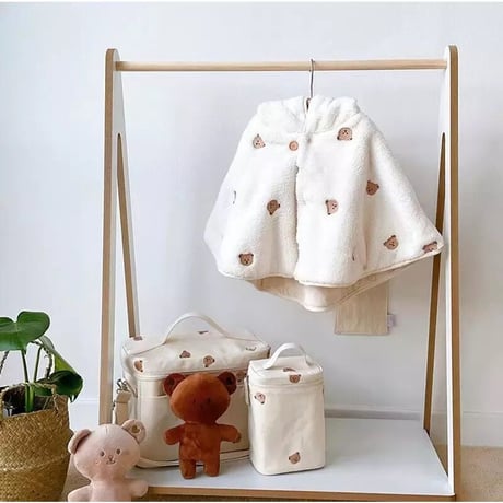 4color ふわふわ刺繍ポンチョ(1971)