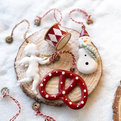 Xmas ornament雪だるま(421)