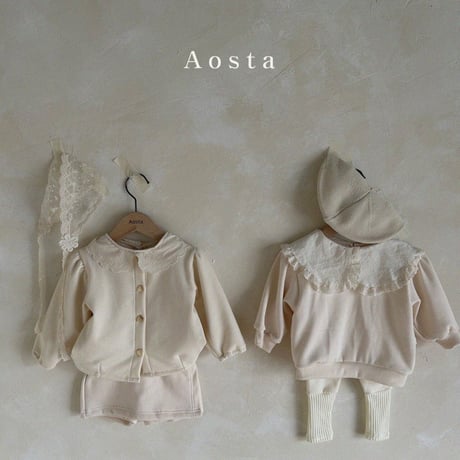 即納【Aosta】Lovely Cardigan (a23)
