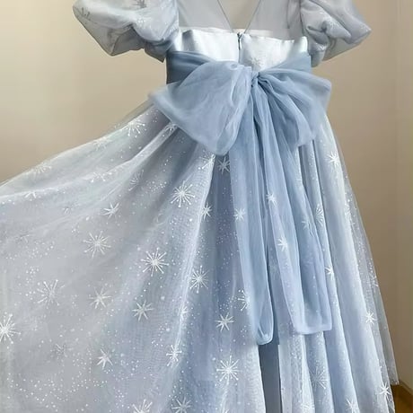 kids 雪の結晶プリンセスドレス(4165)