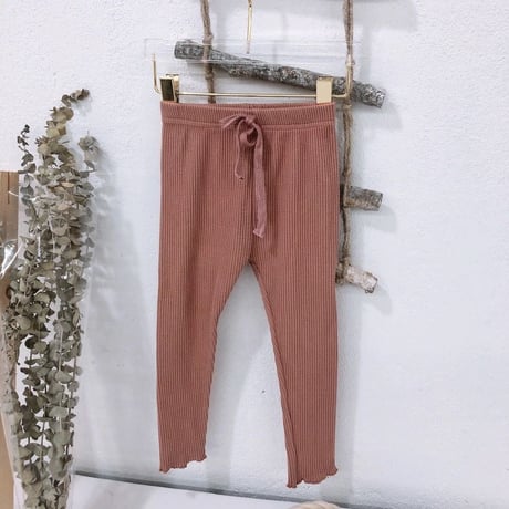 即納✩5color 春カラーリブレギンス(599)