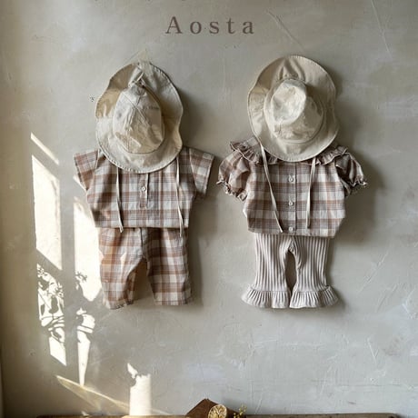 即納【Aosta】Lina blouse(2996)