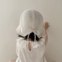 beige/brown ストローハット(1210)
