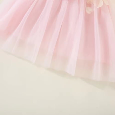 mint/pink ウエストフローラルドレス(688)