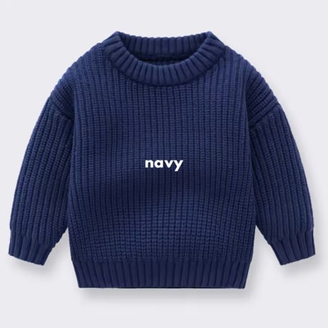 10color リブ編みニット(750)