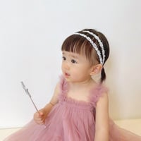 レースチュールリボンヘアバンド(075)