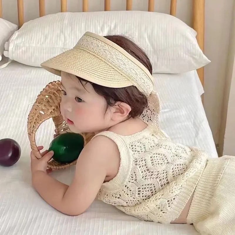 クロシェ編みキャミサマーニットセットアップ(3078) | こども