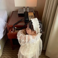 creamレースプリーツヘッドバンド(471)
