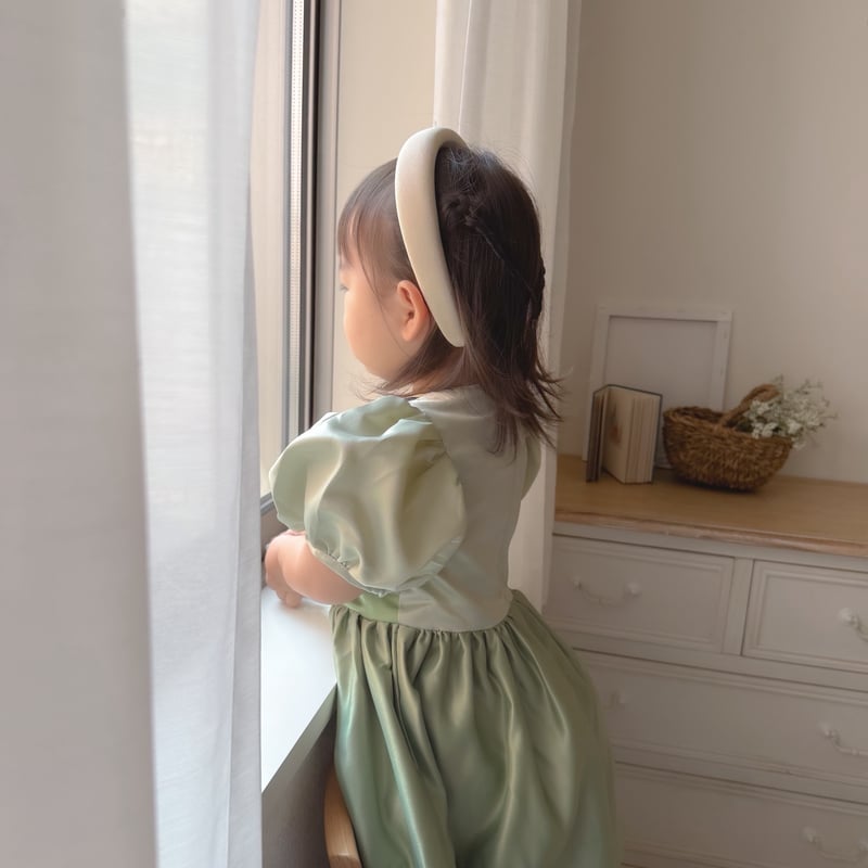 アナ風グリーンプリンセスドレス(937) | こどもふく🧸mocokids
