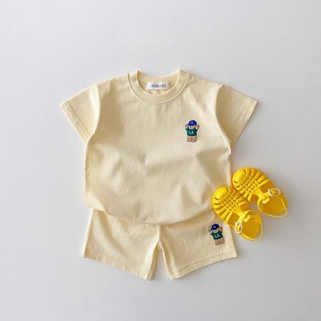 6color LAくま半袖セットアップ(4074)
