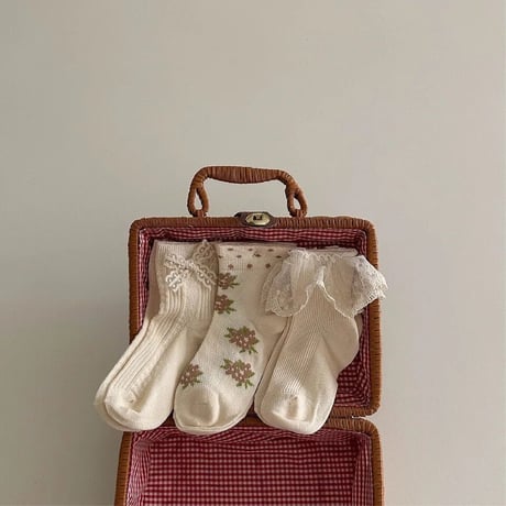 3pcs girlsソックス(319)