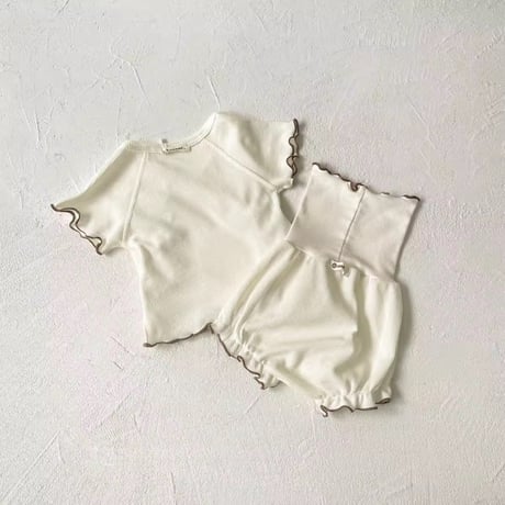 new bornワッフルセットアップ(1340)