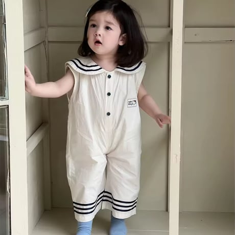 セーラーノースリーブオーバーオール(1319)