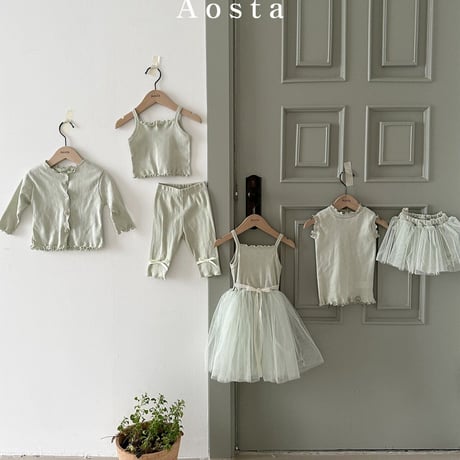 即納【Aosta】camellia T-shirt(2982)
