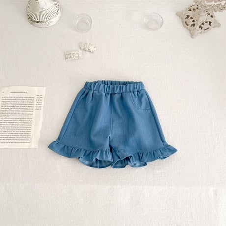 hem frill ショートパンツ(3173)