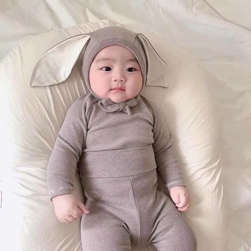 うさみみボンネット ロンパース ブルマ うさみみボンネット ロンパース ブルマ ボンネット ベビー