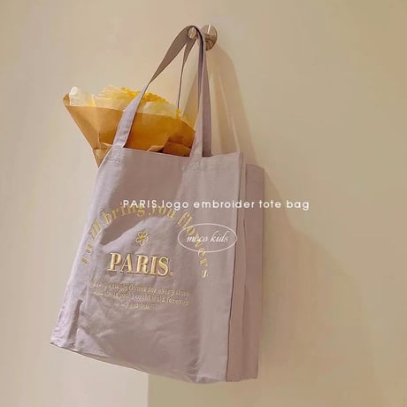 PARIS.ロゴ刺繍トートバッグ(2708)