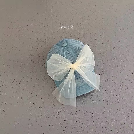 3type ライトブルーリボンキャップ(2260)
