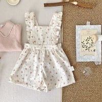momo pink small flowerサロペット(4058)