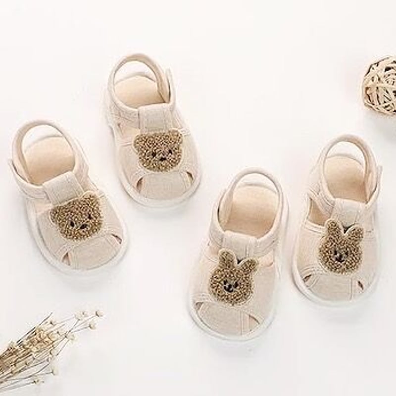 ベビピコさま くまorうさぎベビーサンダル(2218) | こどもふく moco kids